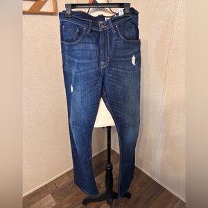 Wrangler Men's Dark Blue Straight Jeans 34x30